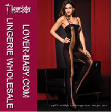 Bas et collants sexy noirs et transparents (L9087)